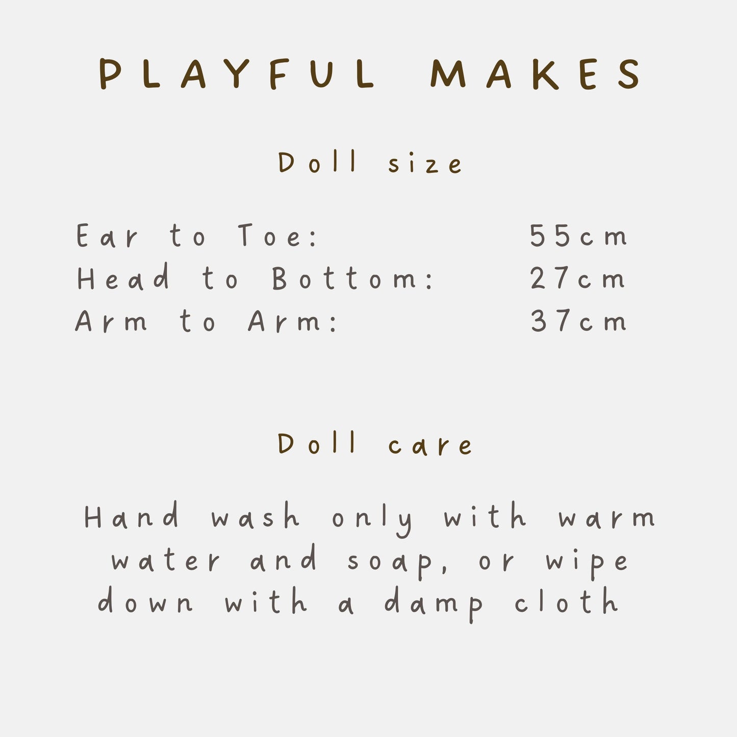 DIY Bunny Doll Sewing Kit