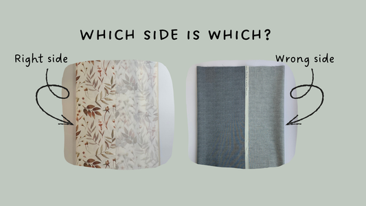 Right Side vs. Wrong Side of Fabric (Explained Simply)