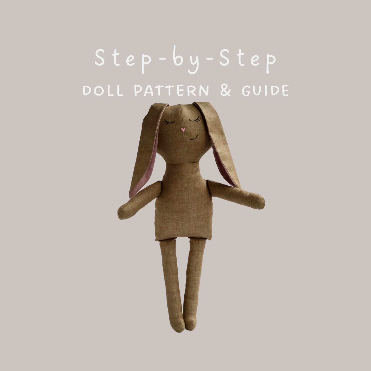 Bunny Doll Sewing Pattern (PDF Download)