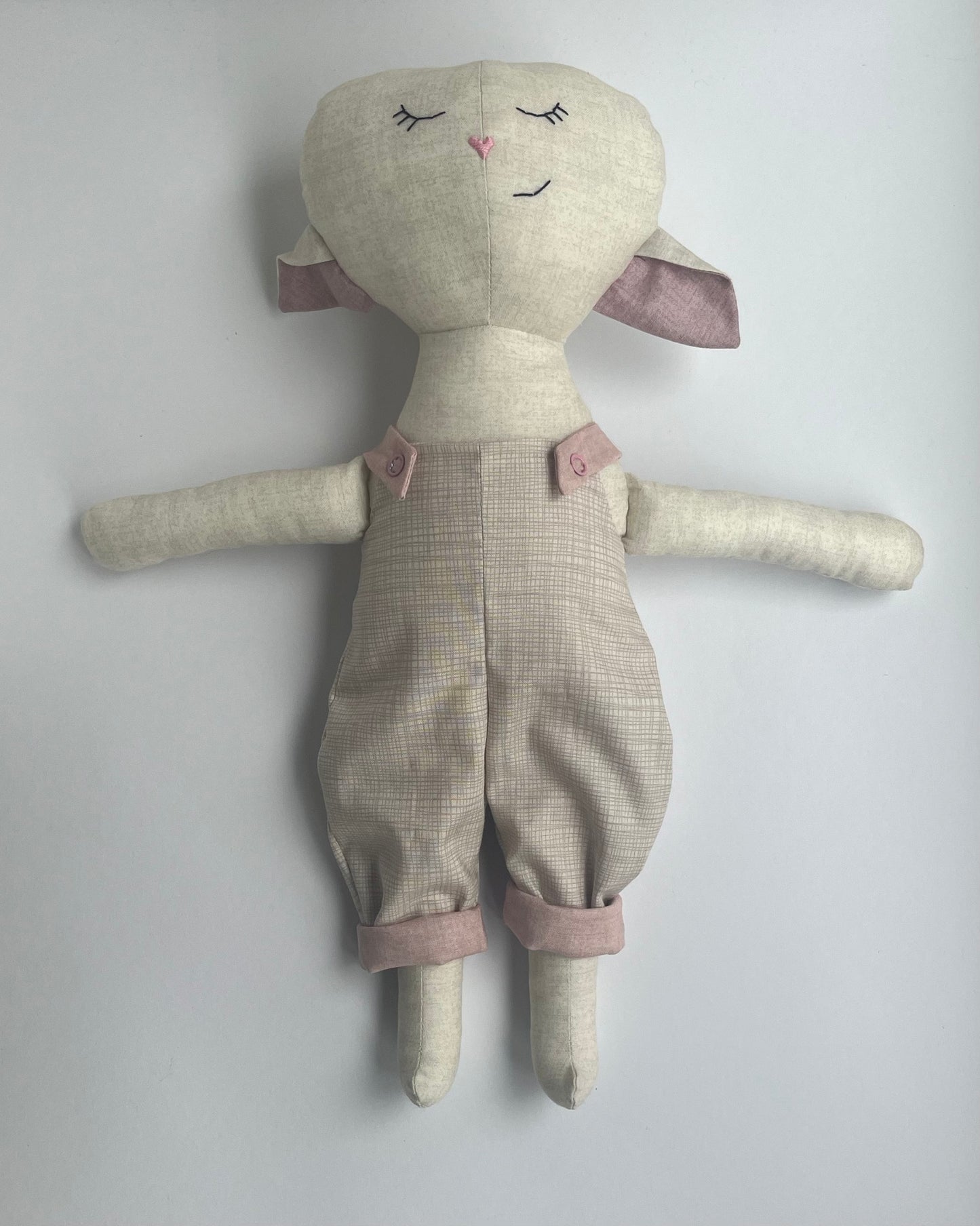 Lamb Doll & Dungarees Sewing Pattern Bundle (PDF)