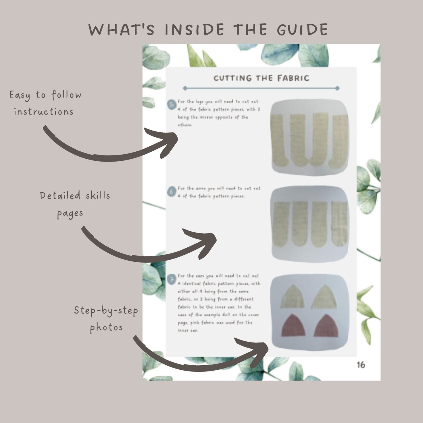 Lamb Doll & Dungarees Sewing Pattern Bundle (PDF)