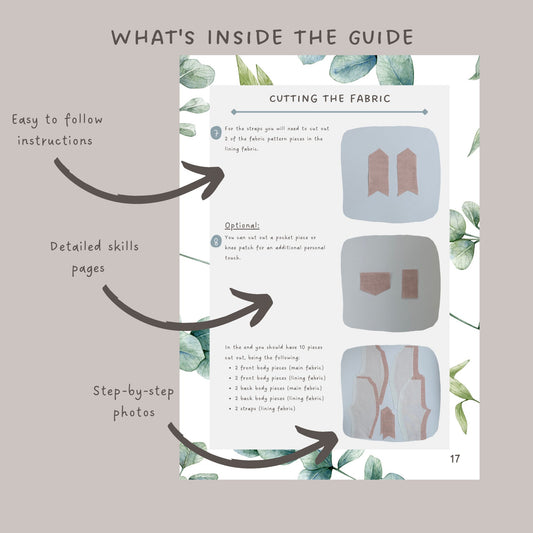 Doll Dungarees Sewing Pattern (PDF Download)