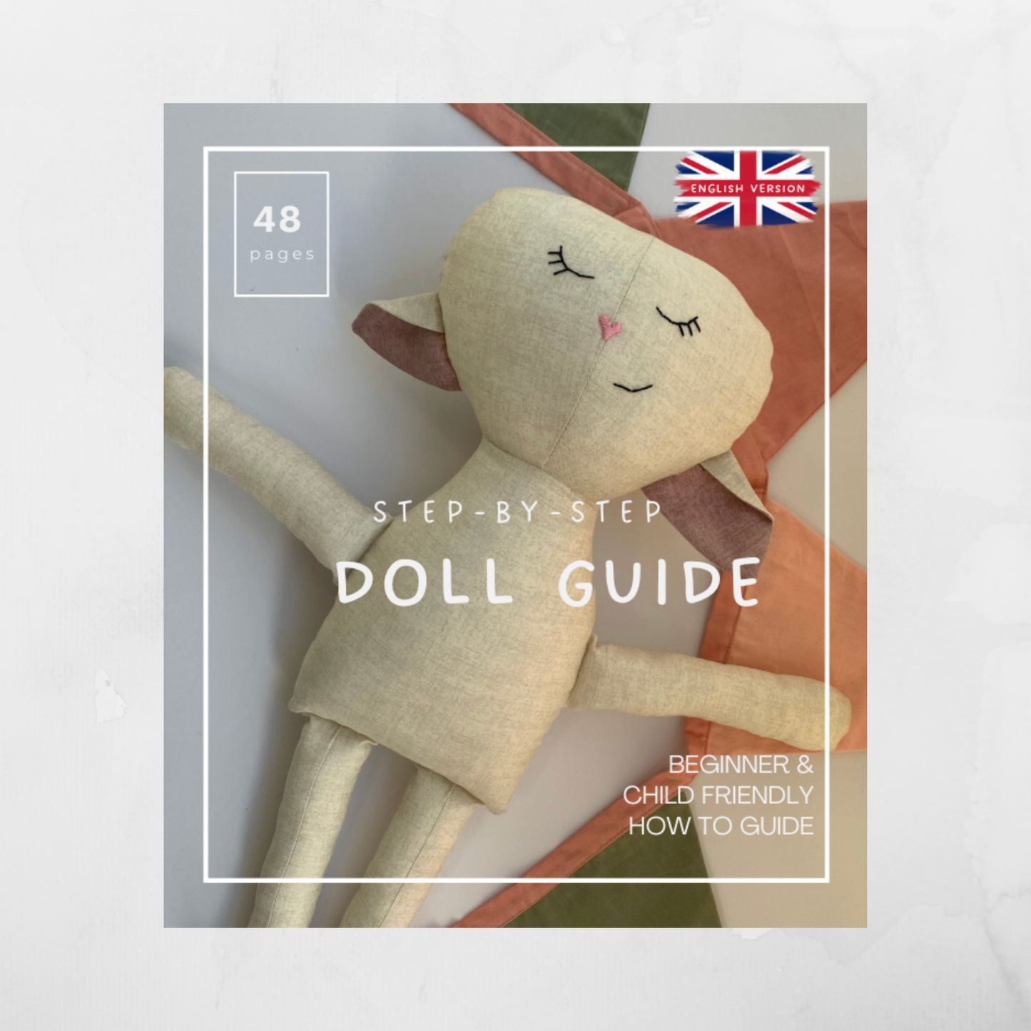 Lamb Doll Sewing Pattern (PDF Download)
