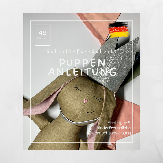 Hasen-Stoffpuppe Nähanleitung PDF (DE)
