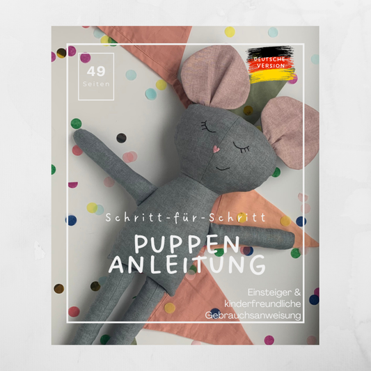 Maus Stoffpuppe Nähanleitung PDF (DE)