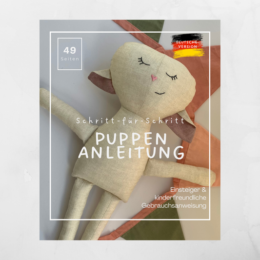 Lamm Stoffpuppe Nähanleitung PDF (DE)