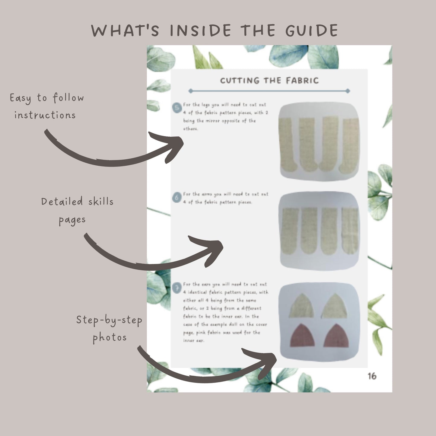 Lamb Doll Sewing Pattern (PDF Download)