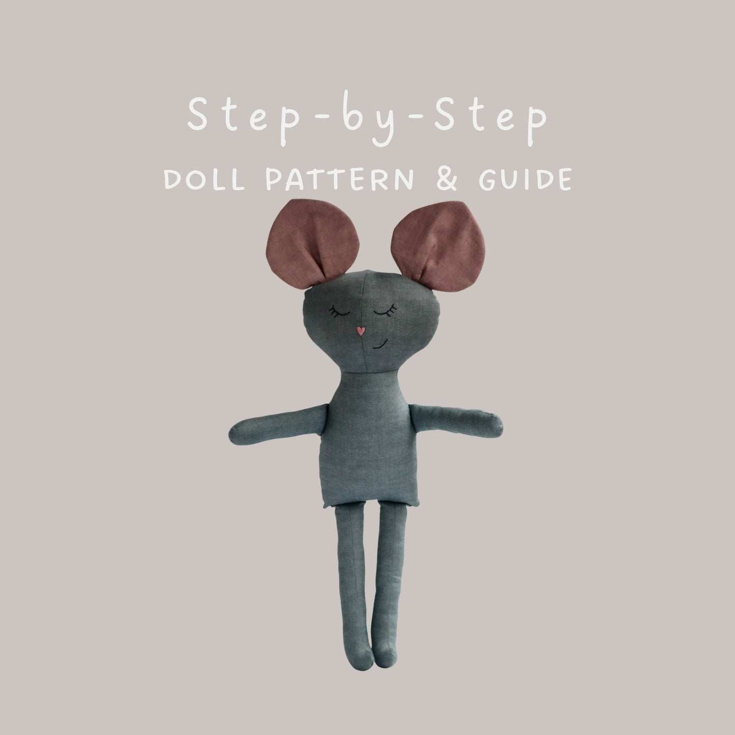 Mouse Doll Sewing Pattern (PDF Download)