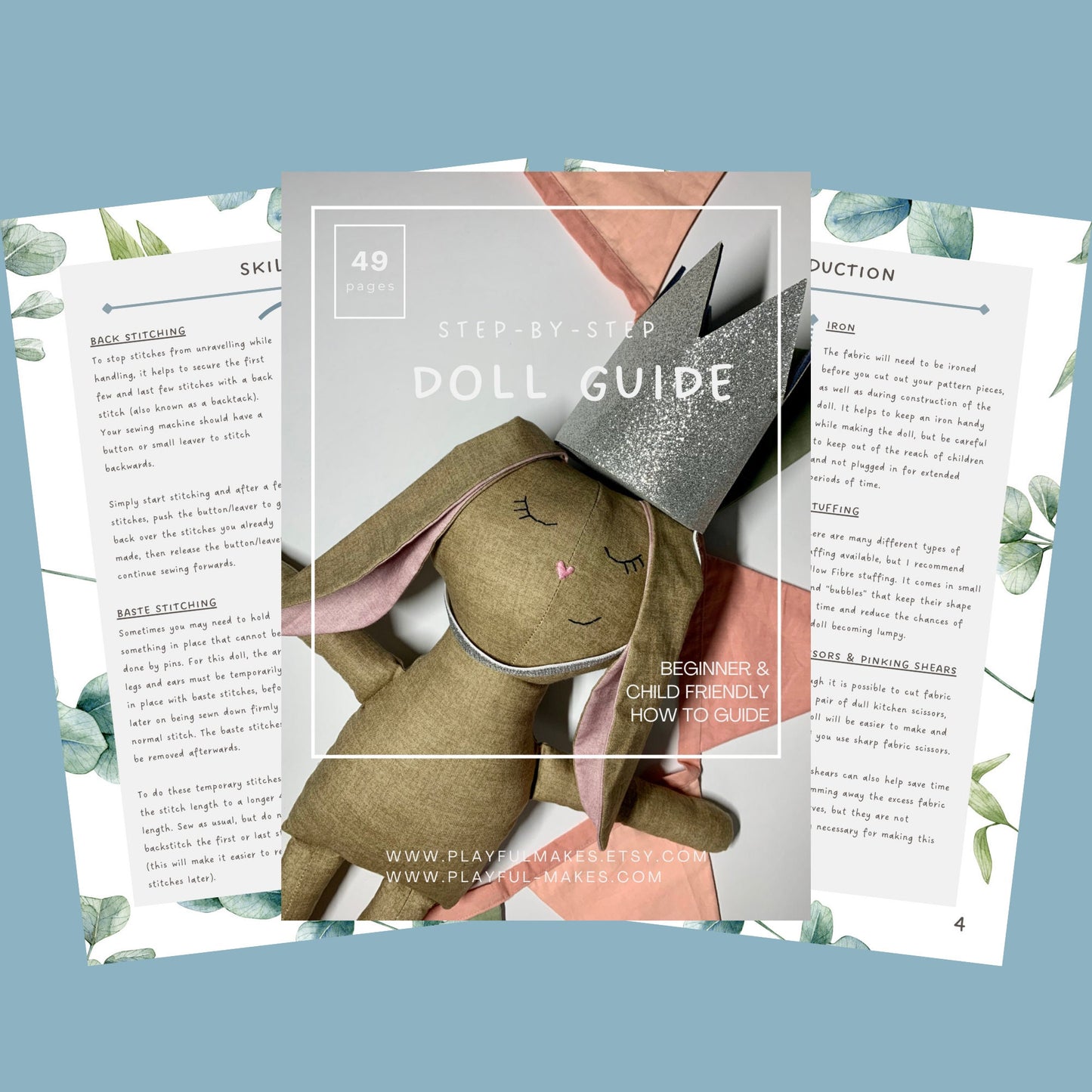 DIY Bunny Doll Sewing Kit