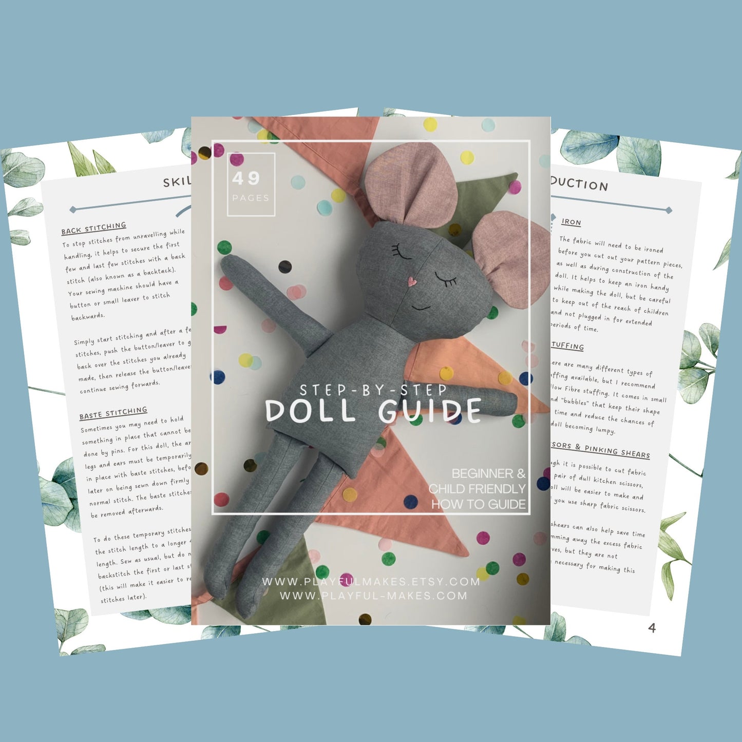 DIY Mouse Doll Sewing Kit